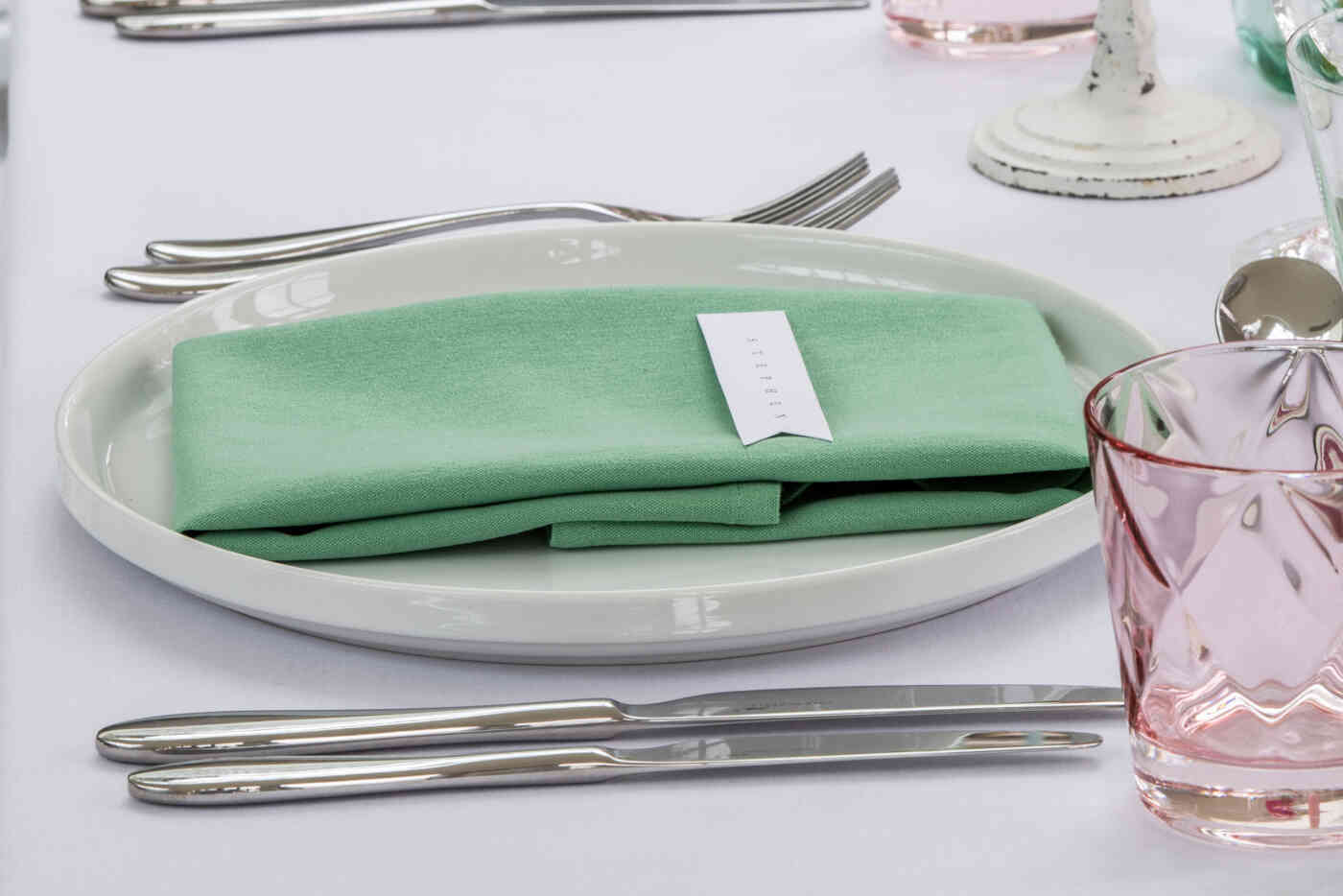 Sage Green Table Linen For Hire Tablecloths, Napkins, Runners & More