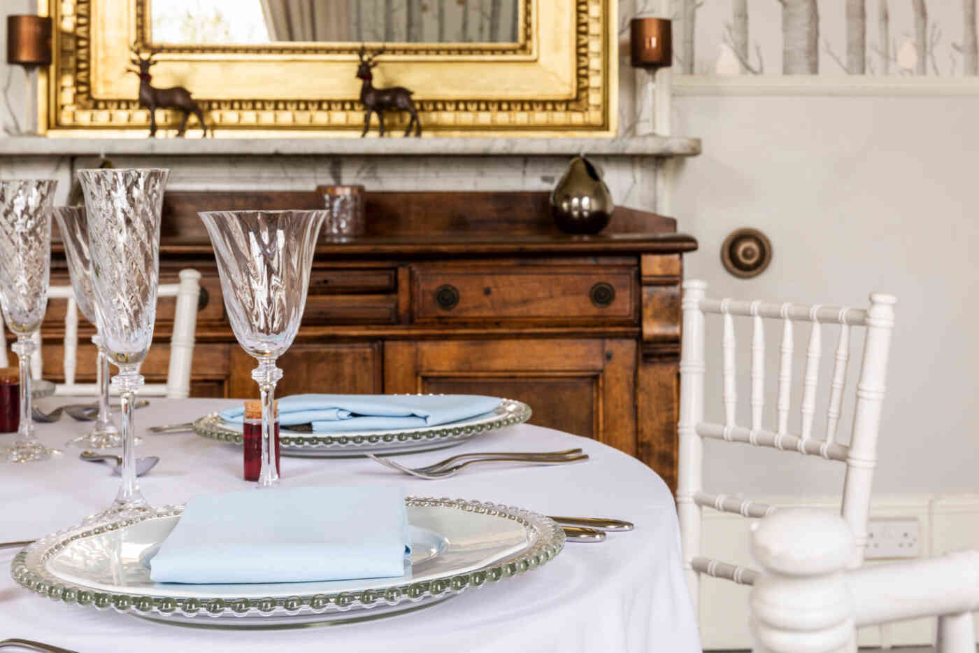 Cambridge Blue Table Linen For Hire Tablecloths, Napkins, Runners