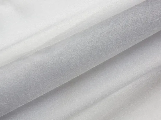 Pebble Grey Organza