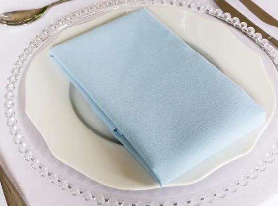 Cambridge Blue table linen napkins