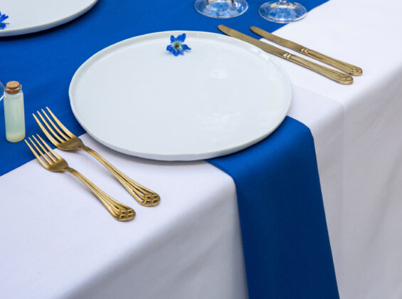 Royal Blue Napkin and Table Runner