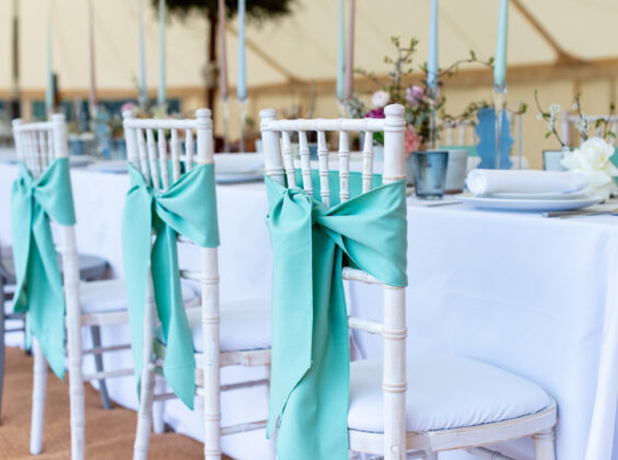 Sage Green chair sashes