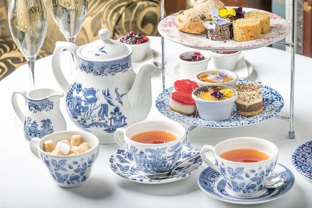 Getting all dressed up for afternoon tea