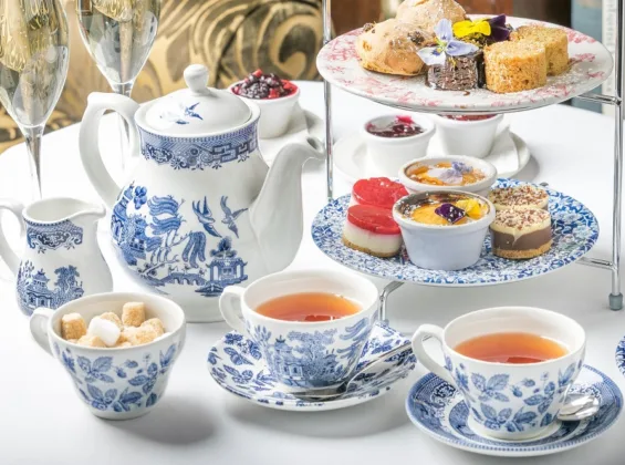 Getting all dressed up for afternoon tea